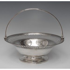 Paul Storr - a George III silver circular cake basket