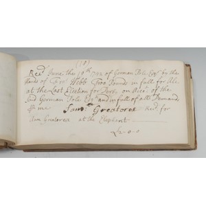 Local Interest - The Radbourne Hall Steward's Account Book, an 18th century manuscript