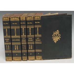 Japan - The Holy Bible/Kiu-Shin Yaku Zensho, [&] New Testament/Shin Yaku Zensho, five-volume set