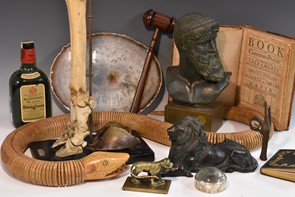 Gentlemen's Library and Grand Tour Auction of Curiosities, including a large private collection of Tribal Art and Ethnographica Sale Catalogue Cover