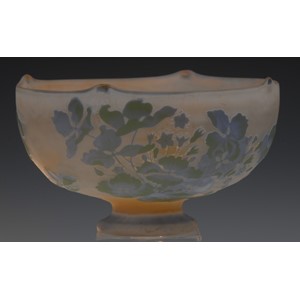 A Galle pedestal cameo bowl