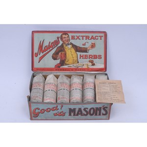 Newball & Mason Ltd, Nottingham - an late Victorian/Edwardian rectangular chemist's retail packet