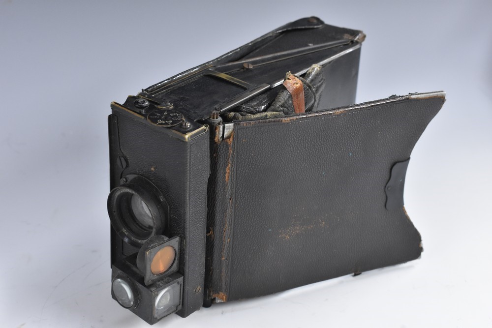 Photography - a rare Adams & Co. Natti folding plate camera