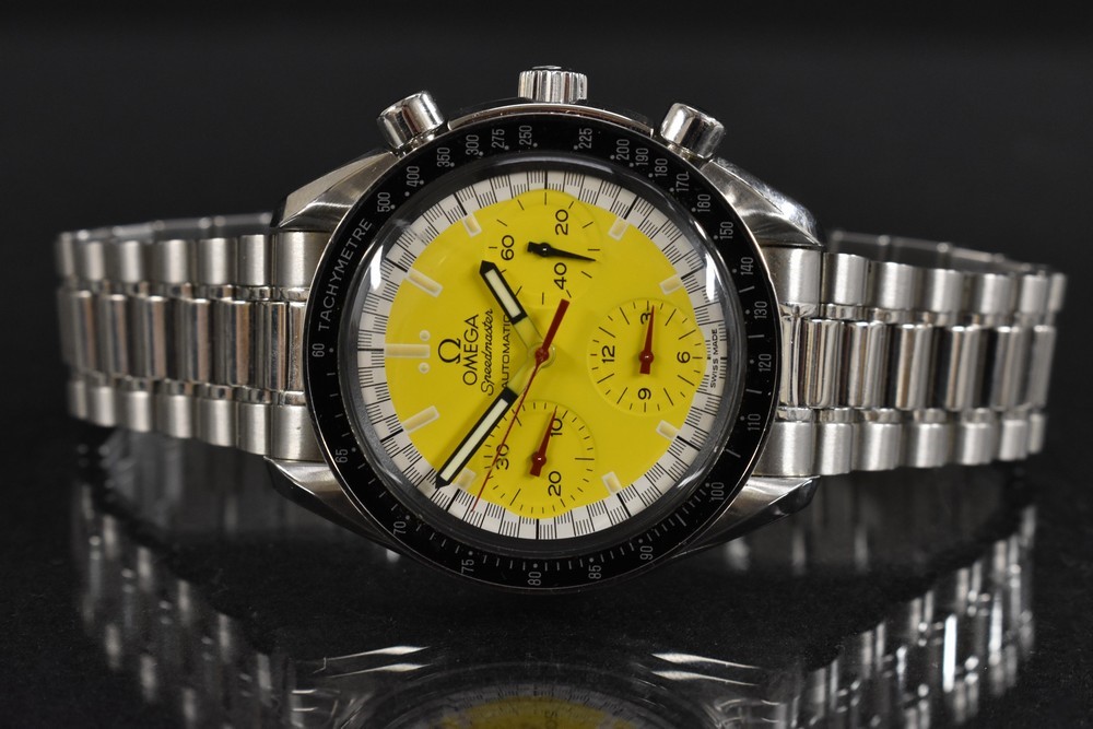 Omega - a Speedmaster chronograph automatic, 'Michael Schumacher' special edition wristwatch
