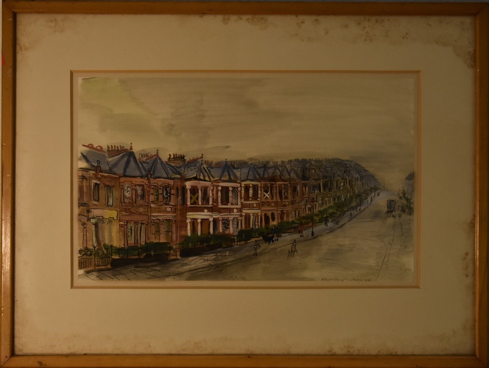 Anthony Gross Allison Road, Finsbury signed and dated 1939