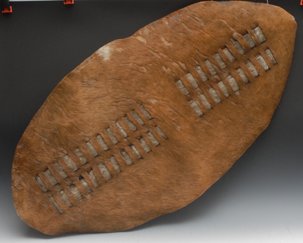 Tribal Art - a Zulu hide shield