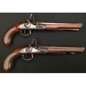 Pair of Flintlock Pistols by WW Mason