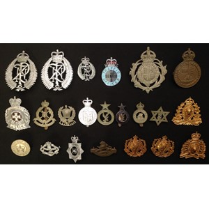 British Empire and Commonwealth Police badge collection
