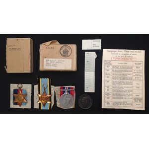 WW2 British RAF Bomber KIA medal group