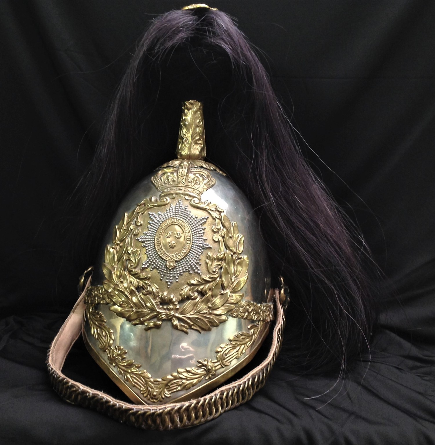 British Victorian 1871 Pattern South Salopian Yeomanry Helmet