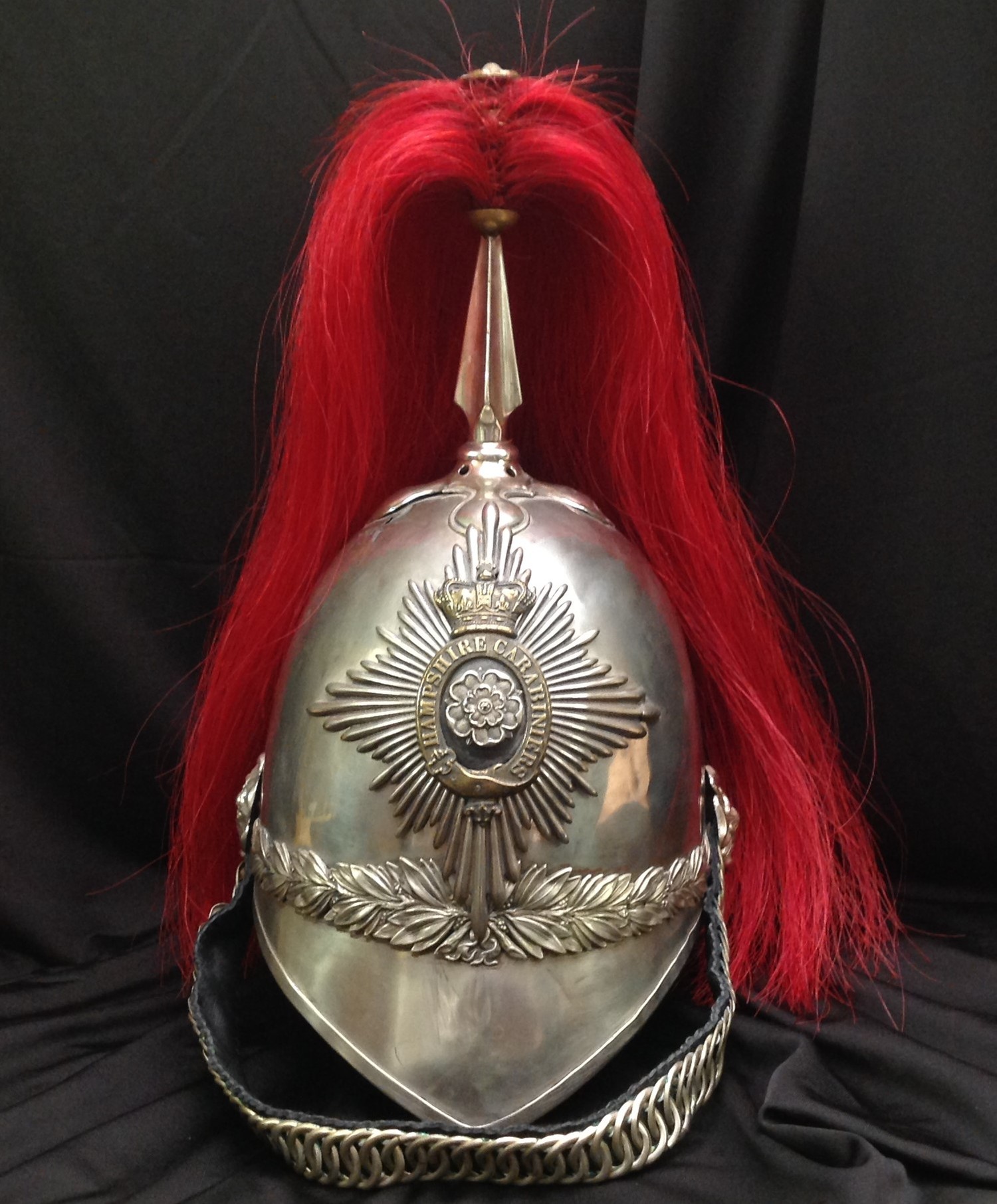 British Victorian 1871 Pattern Hampshire Carabiniers Cavalry Helmet