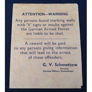 WW2 Channel Islands Occupation Poster