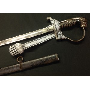 Third Reich Heer Officers Lion Head Sword