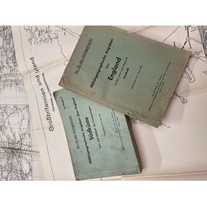 WW2 Third Reich Operation Sealion Invasion Maps of England 1940 dated