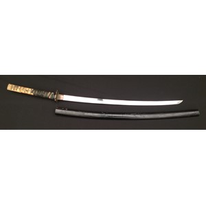 Japanese Katana Sword with 650mm long single edged blade.