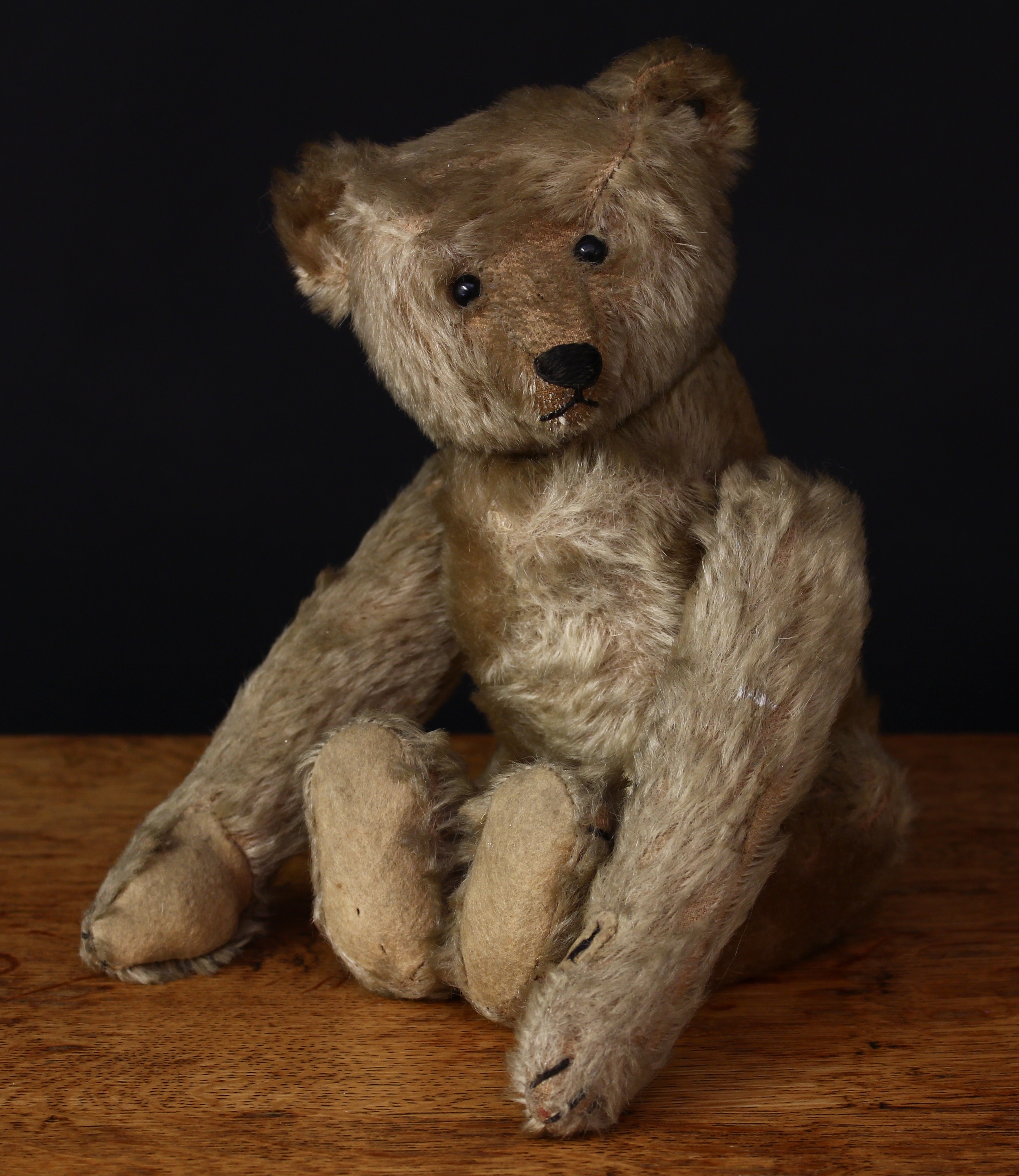 A rare Steiff (Germany) golden mohair purzelbär/somersaulting or tumbling novelty teddy bear