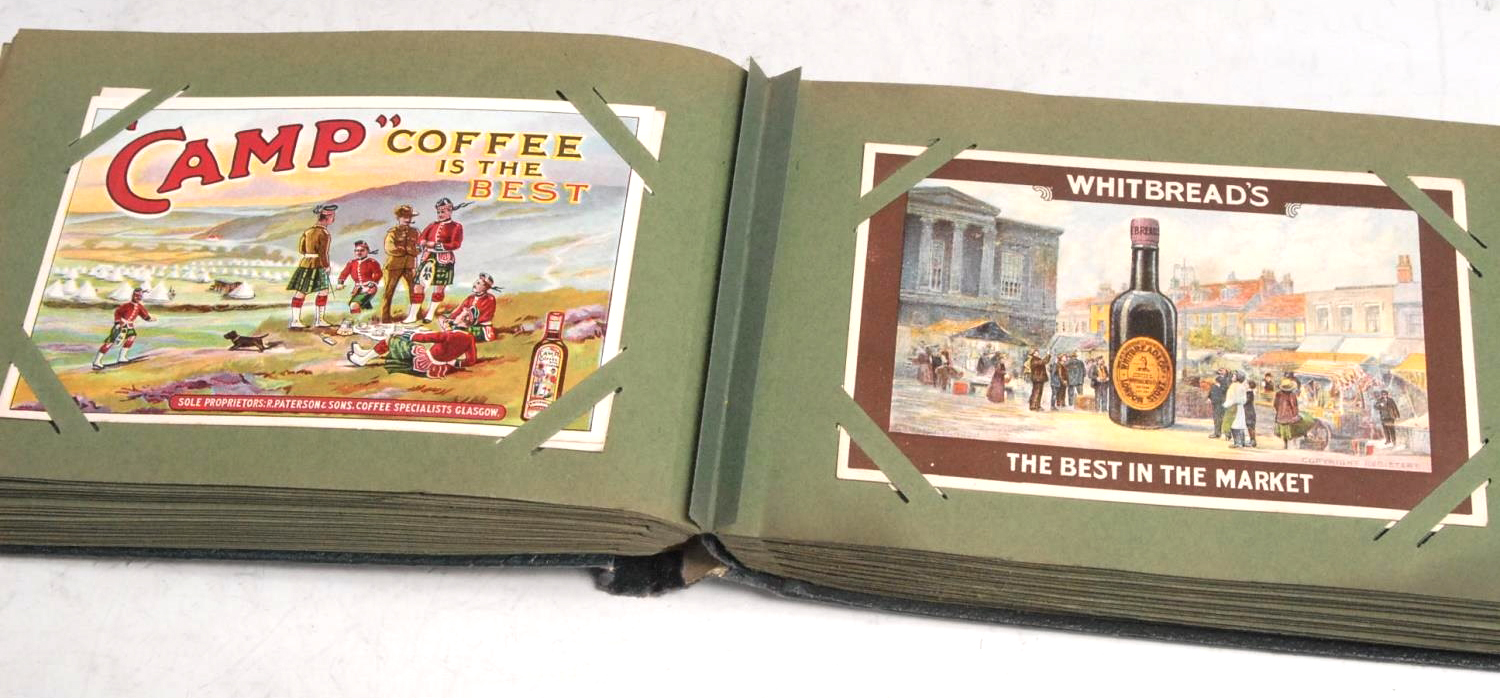 Advertising postcards - an exceptional album