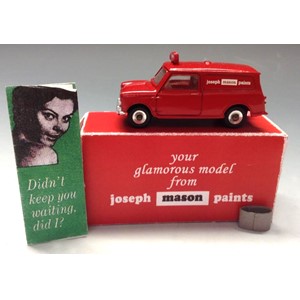 Joseph Mason Paints - a rare Dinky Toys No. 274 Mini van promotional model