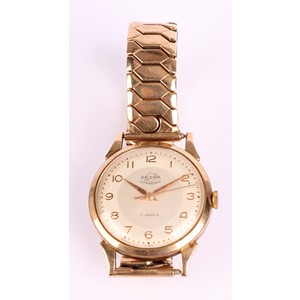 An Enicar Ultrasonic 9ct gold cased wristwatch