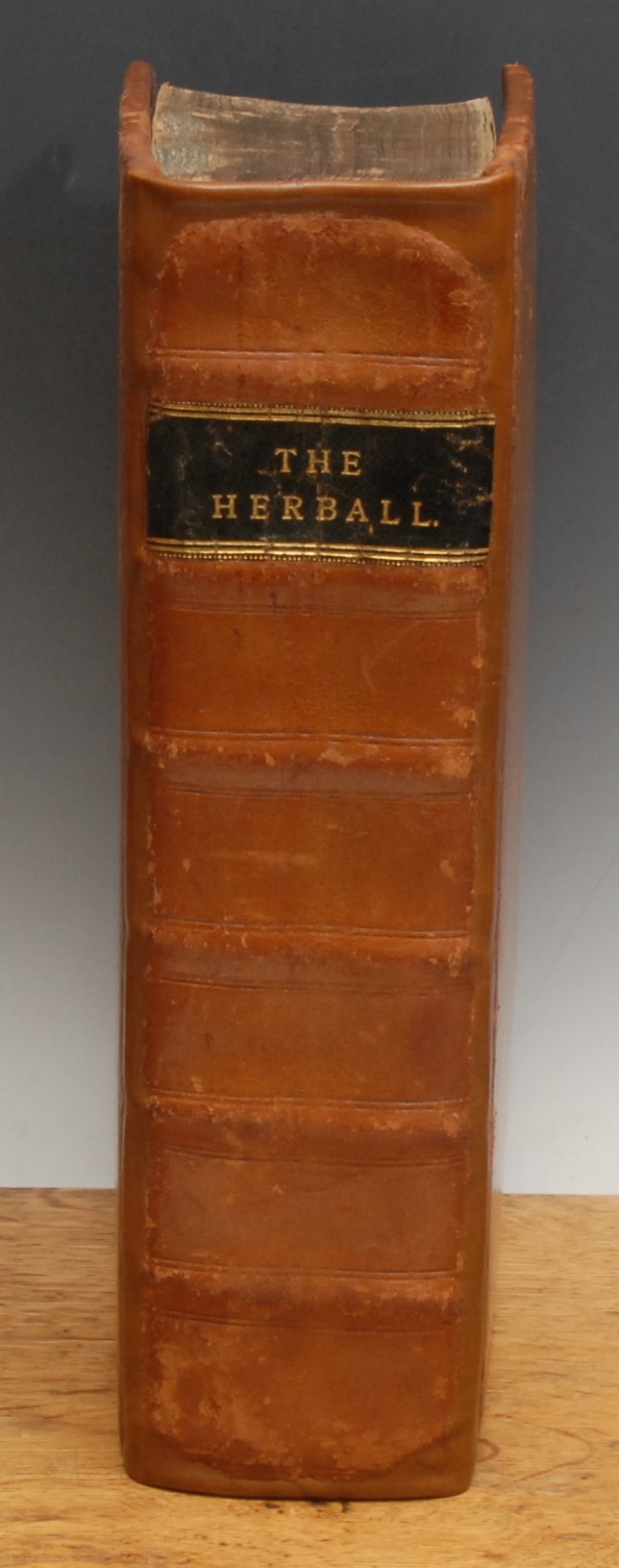 Books, natural history – Gerarde (John, 1545-1612) enlarged and amended Johnson (Thomas 1600-1644), The Herball or a General Historie of Plantes, 2nd edn. London, Adam Islip, Joice Norton & Richard Whitakers 1633, large 4to 1630pp with indices, illus. throughout with 2,800 high quality woodcuts, engraved plate facing title, title and errata pages re-mounted, re-bound old full calf embossed boards, six raised bands and gilt title to black reserve to spine, in modern bespoke Dulwich Designs box 16 x 11 x 73/8 (40.6 x 28 x 18.8cm) (1) ***Thomas Johnson's expanded version of Gerard's Herball. Despite the fact that Johnson produced this edition quickly (as the printers wanted to publish before John Parkinson could issue his announced second great work, the Theatrum botanicum (eventually published 1640) he managed to achieve a considerable improvement on Gerard's 1597 edition.