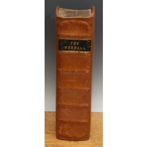 Books, natural history – Gerarde (John, 1545-1612) enlarged and amended Johnson (Thomas 1600-1644), The Herball or a General Historie of Plantes, 2nd edn. London, Adam Islip, Joice Norton & Richard Whitakers 1633, large 4to 1630pp with indices, illus. throughout with 2,800 high quality woodcuts, engraved plate facing title, title and errata pages re-mounted, re-bound old full calf embossed boards, six raised bands and gilt title to black reserve to spine, in modern bespoke Dulwich Designs box 16 x 11 x 73/8 (40.6 x 28 x 18.8cm) (1) ***Thomas Johnson's expanded version of Gerard's Herball. Despite the fact that Johnson produced this edition quickly (as the printers wanted to publish before John Parkinson could issue his announced second great work, the Theatrum botanicum (eventually published 1640) he managed to achieve a considerable improvement on Gerard's 1597 edition.