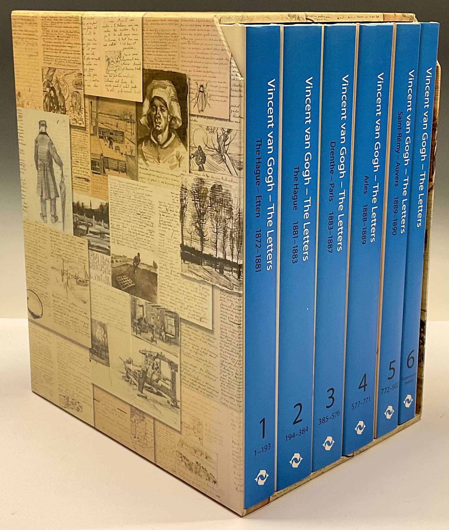 Art History - Vincent Van Gogh - The Letters, The Complete Illustrated and Annotated Edition. Edited by Leon Jansen, Hans Luijten and Nienke Bakker, Thames & Hudson, London 2009, six volumes, 4to, dust jackets, slip case and box as issued
