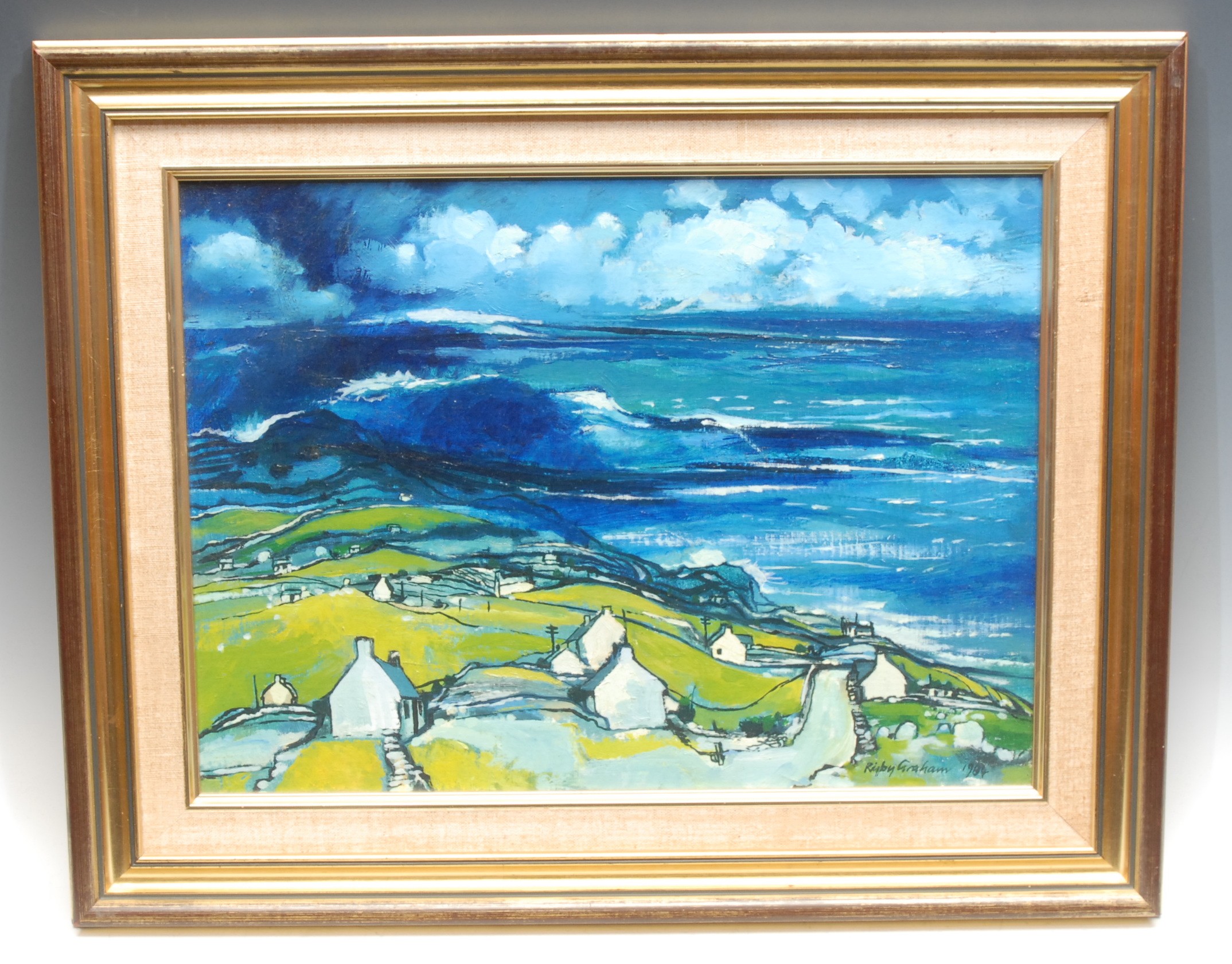 Rigby Graham (1931-2015)  Bloody Foreland, Donegal  signed, oil on board, 28cm x 38cm