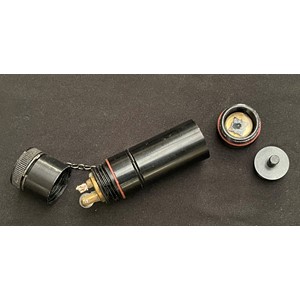 WW2 British RAF/SOE Cigarette Lighter with hidden escape compass. 78mm in length. Unissued condition.