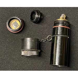 WW2 British RAF/SOE Cigarette Lighter with hidden escape compass. 78mm in length. Unissued condition.