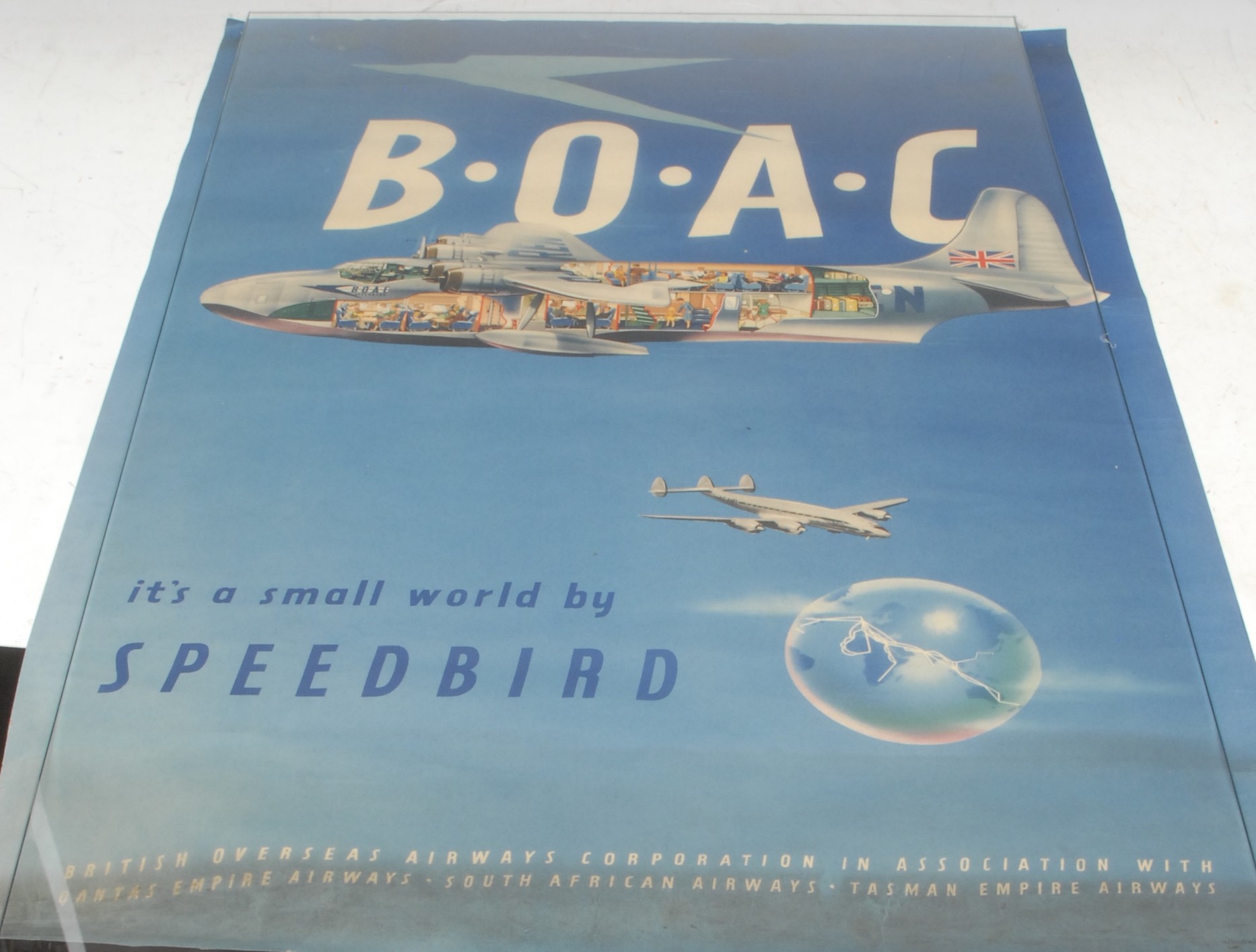 Early 20th to mid century posters including; Maypole butter, KLM Royal Dutch Airlines, British Overseas Airway Corporation, Home and Colonial Coffee and Cocoa, Liptons pure empire coffee,war posters; etc (qty)