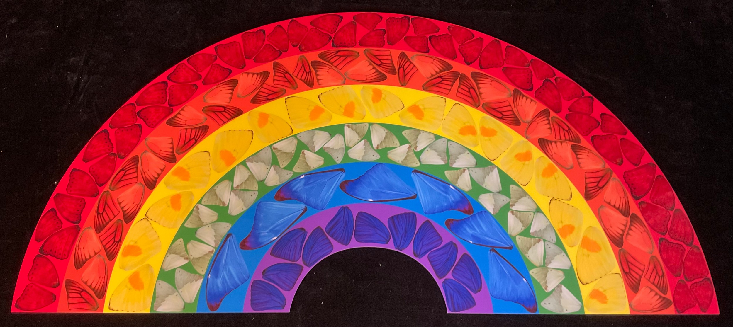 Damien Hirst (Bn.1965), a limited edition print, Rainbow, NHS, Covid 19, 1,405/1,497, signed to verso, boxed