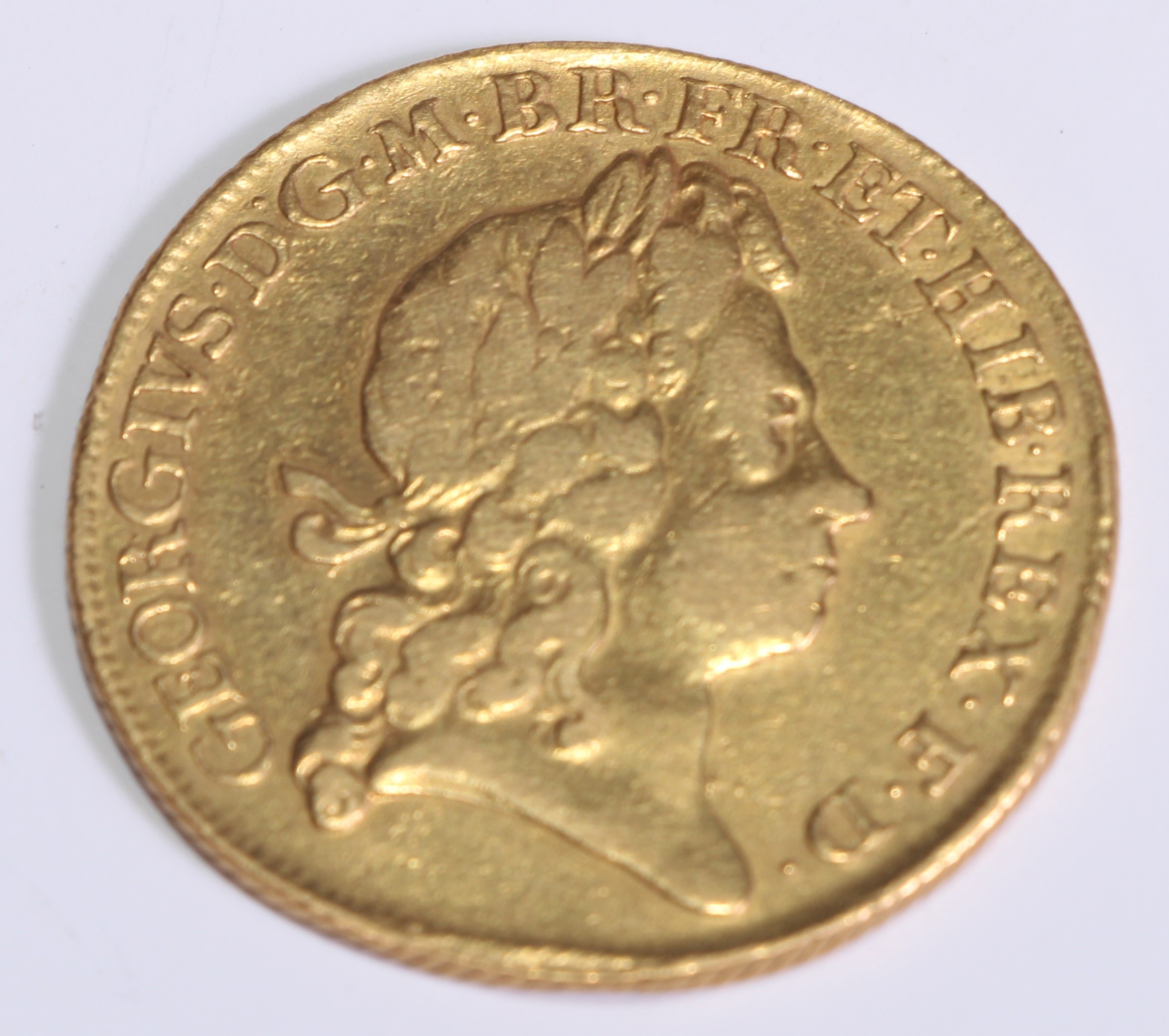 A George I gold guinea, 1717, 16.5g