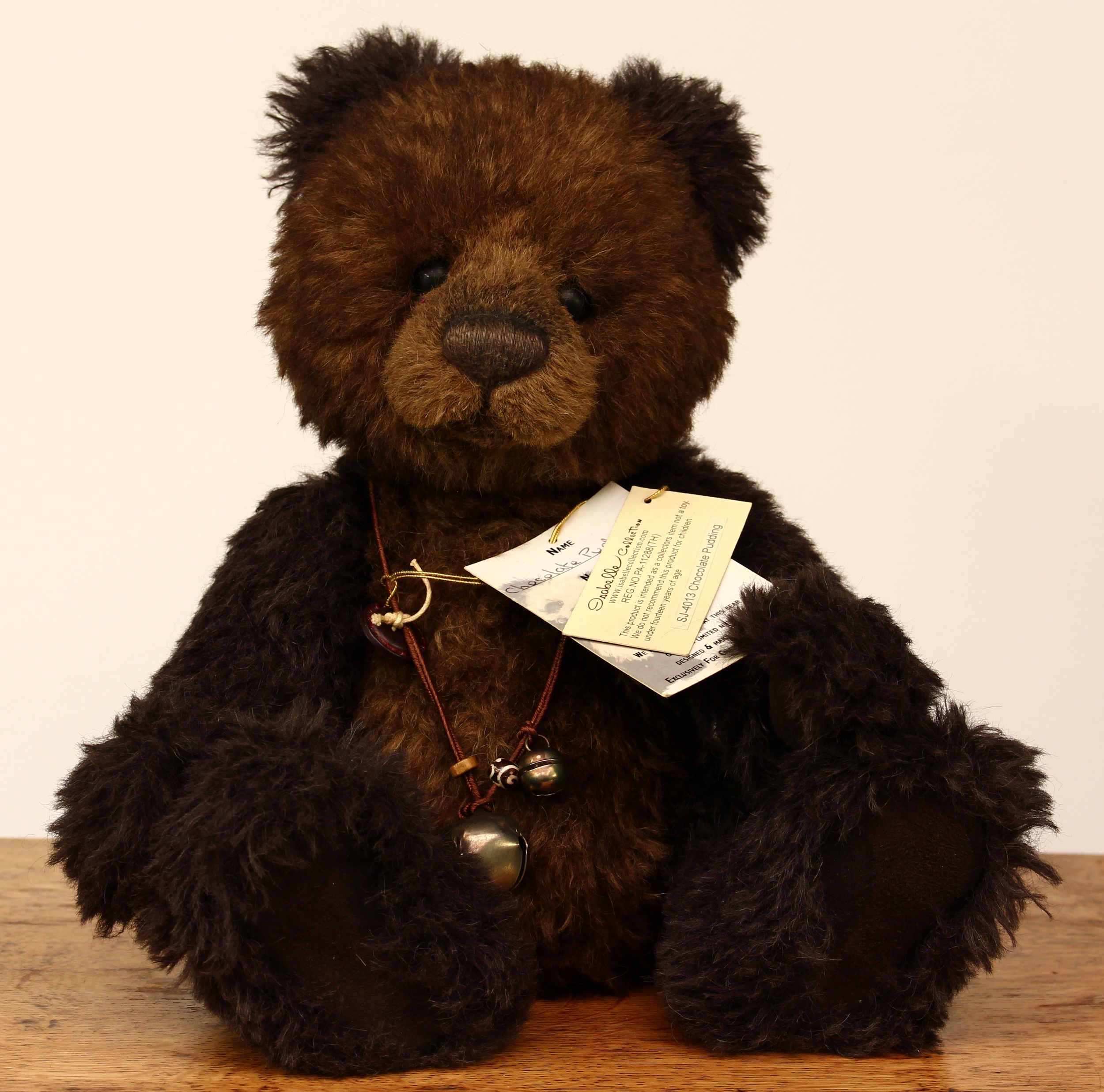 Charlie Bears/Isabelle Collection SJ4013 Chocolate Pudding teddy bear, from the 2009 Isabelle Collection, 28cm high with tags, Limited Edition No.6 of 250