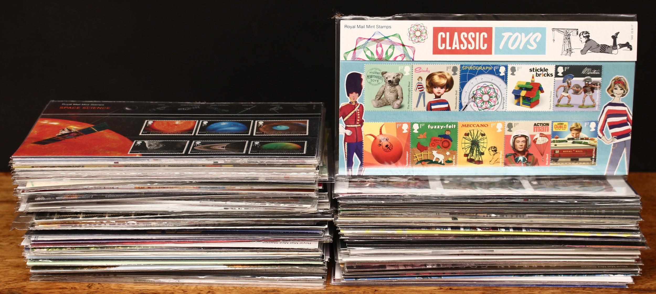 Stamps - QEII presentation pack collection, 2012 - 2021, 119 packs