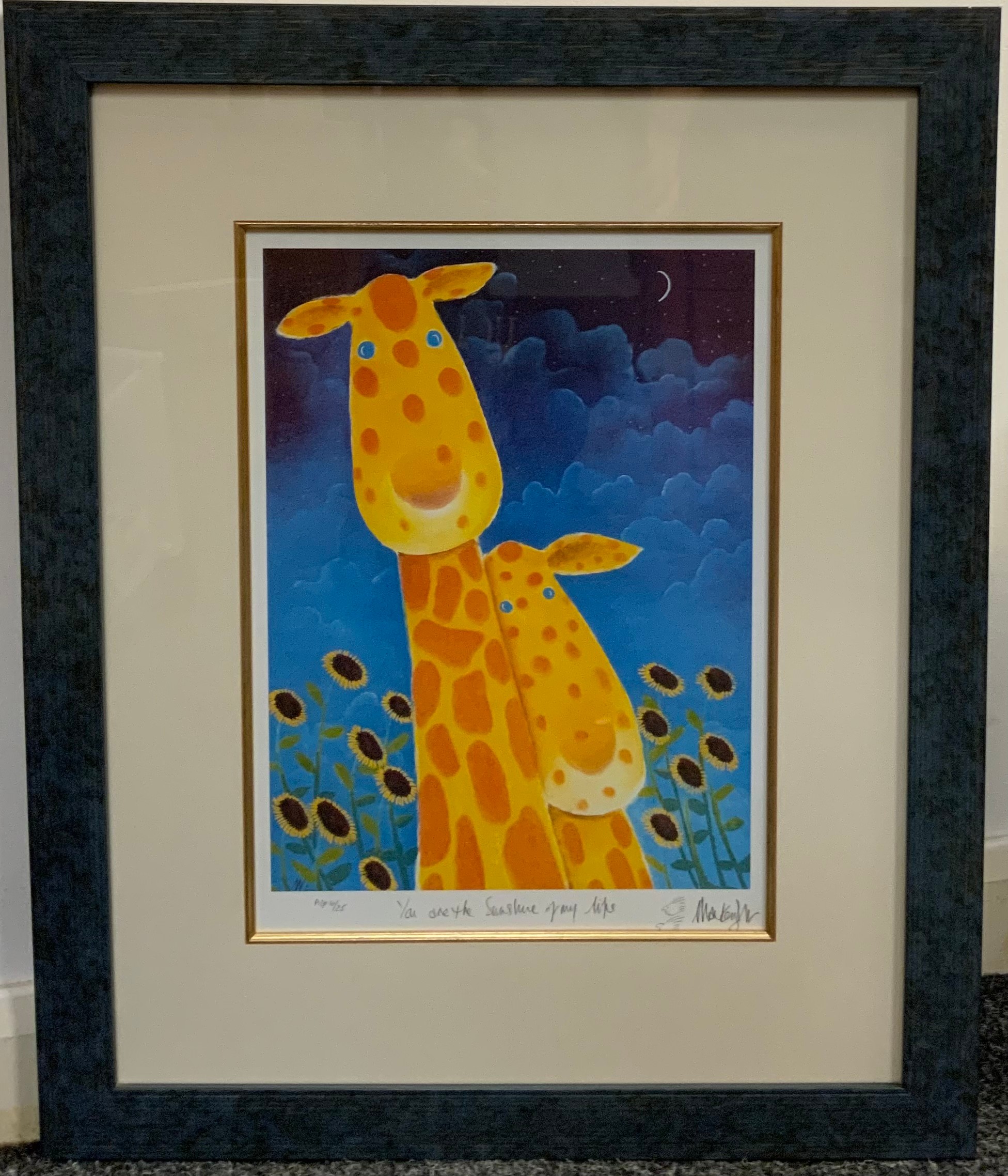 Mackenzie Thorpe, after, 'You Are The Sunshine of My Life', signed in pencil to margin, artist's proof 10/25, lithograph by Washington Green, with certificate, 41cm x 28cm.