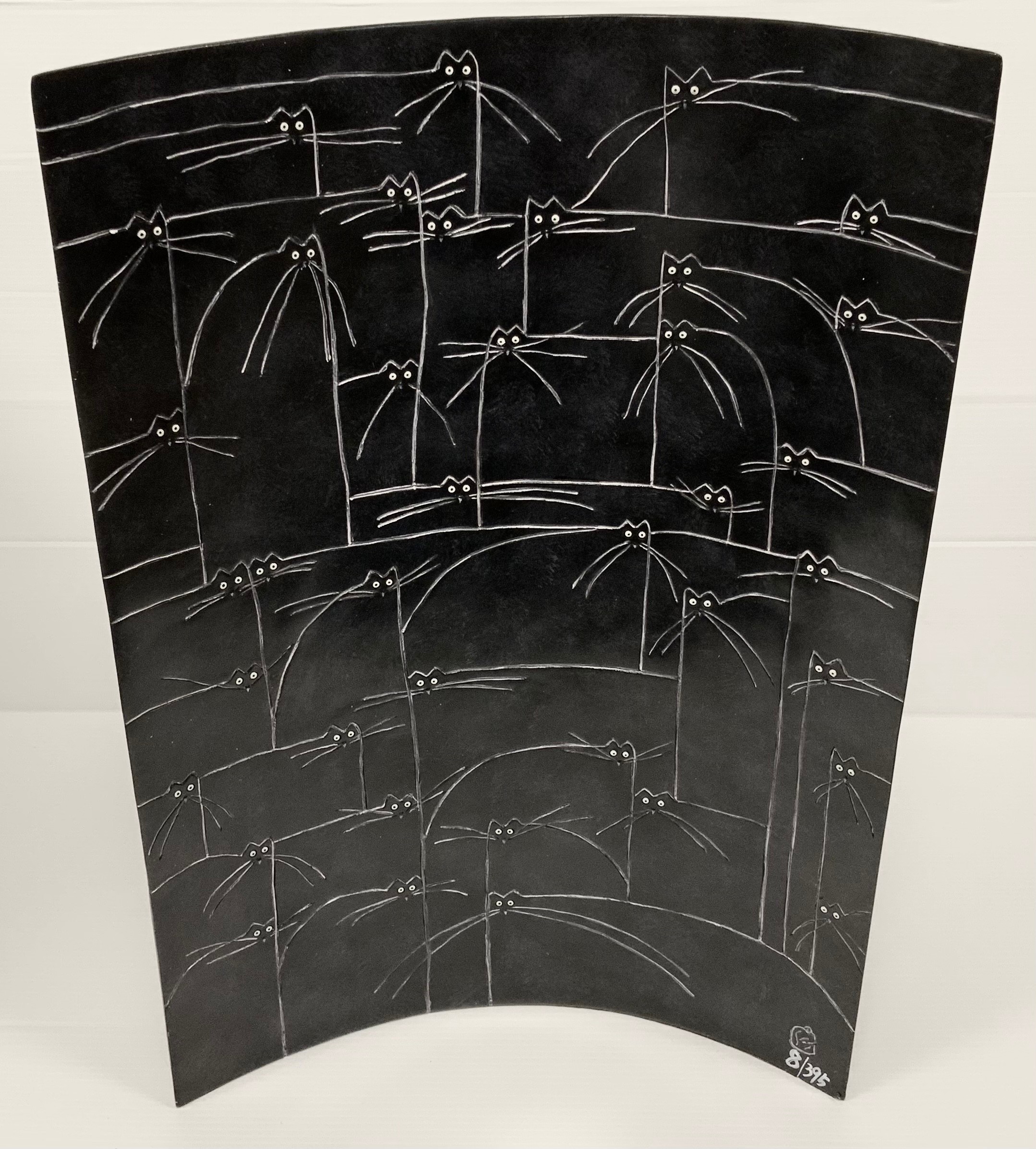 Govinder Nazran (British 1964-2008) Spooks, 8/395, limited edition Washington Green sculpture, issued 2005, boxed with certificate