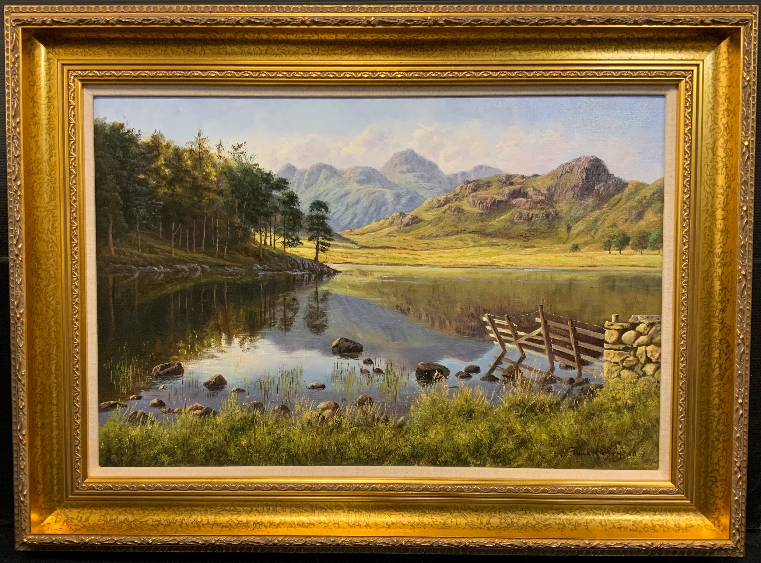 Paul Harley (contemporary) The Lake District signed, dated 08, oil on canvas, 39cm x 59cm