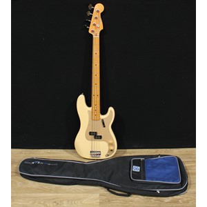 A Fender Precision bass guitar, made in Mexico, numbered MZ4192079, café au lait finish, 117cm long, cased
