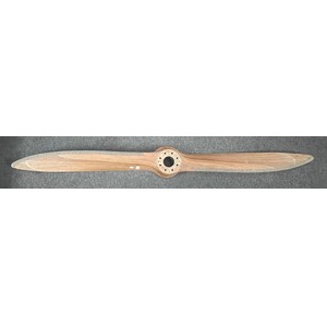 De Havilland Gipsy Major propeller, drawing number 5234/J/8. 206cm in length. Multipart plywood construction. Well marked. Metal strips to leading edges. This type of prop was used on the Gypsy Moth Biplane.