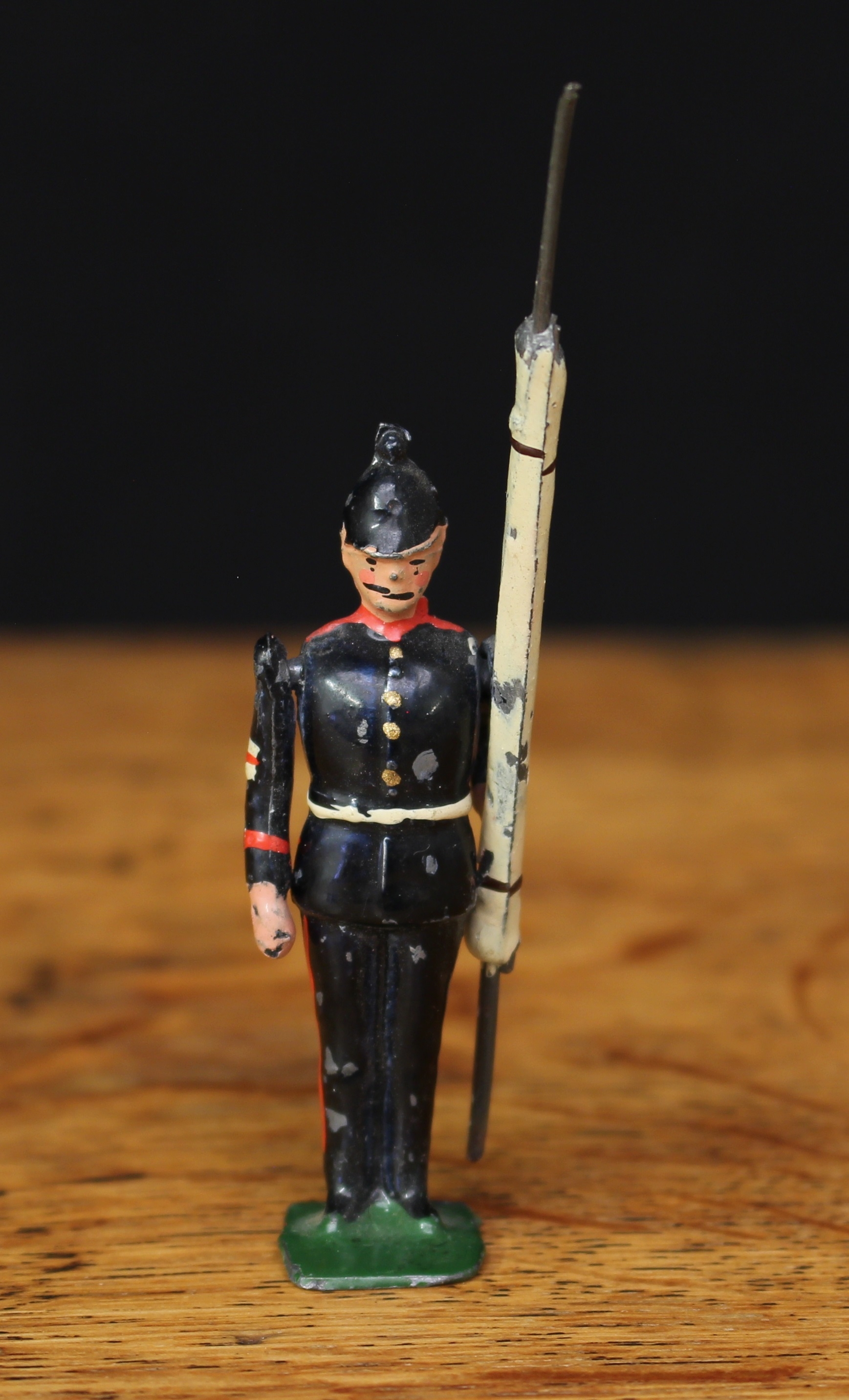 Reka (C W Baker) Royal Army Medical Corps orderly with rolled stretcher, movable arm, unboxed