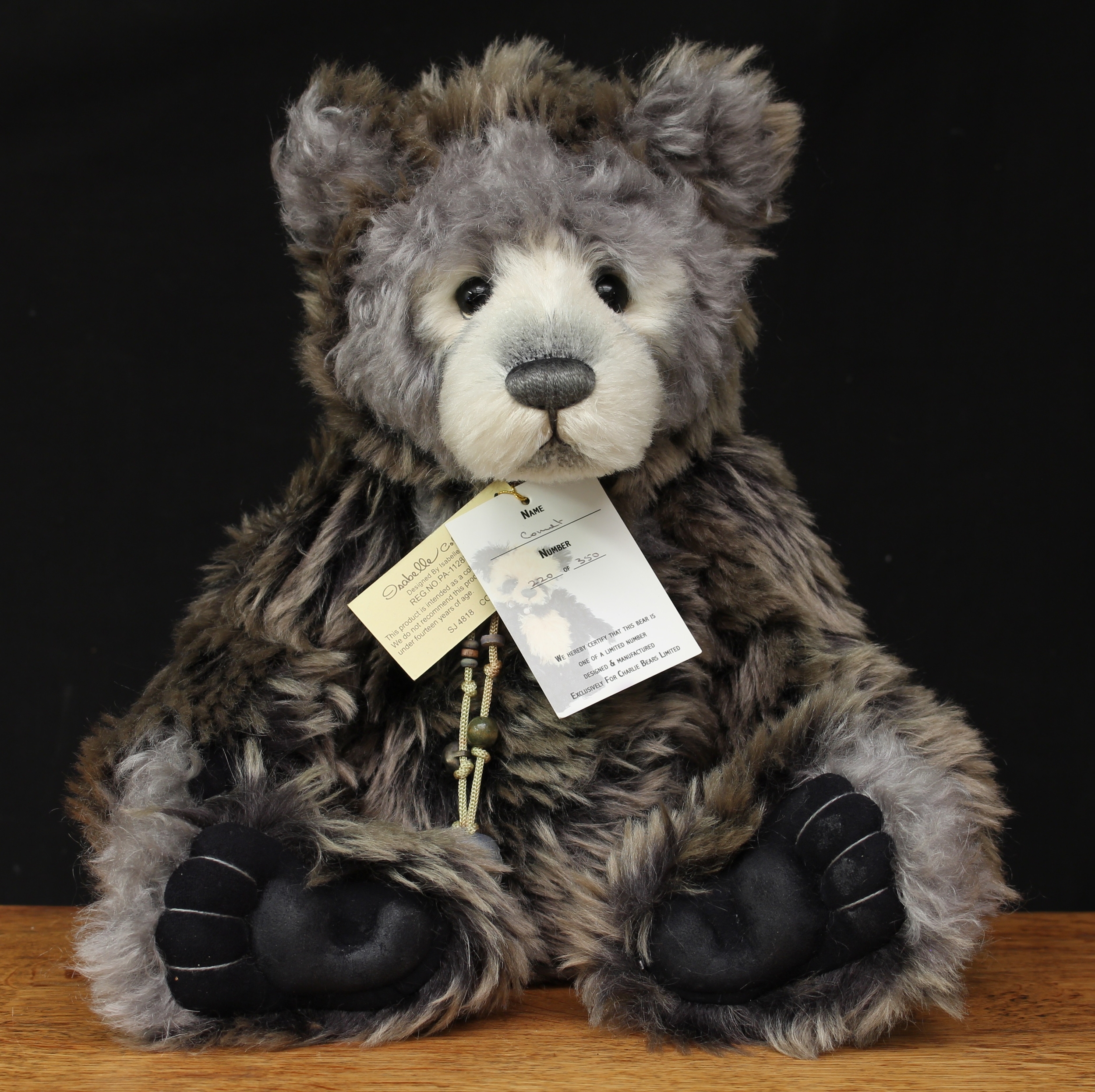 Isabelle Collection for Charlie Bears SJ4818 Comet teddy bear, designed by Isabelle Lee, from the 2011 Isabelle Collection, cm high with swing tags, Limited No.220 of 350