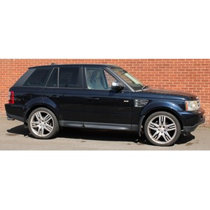 A 2007 Land Rover Range Rover Sport HSE 2.7 TDV6 in blue, diesel, six speed automatic, registration number P18AKE, odometer reading 48,447 miles, presented with V5C, one key, last MOT test 7th July 2020 at 48,037 miles (MOT valid until 6th July 2021) and one service history printout dated 24th August 2011 at 13,145 miles