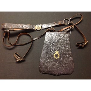 Georgian / Victorian British Army Officers Sabretashe. Marked "Mr Shawcross, Mt Troop No18, KC YC", complete with straps and belt and buckle.