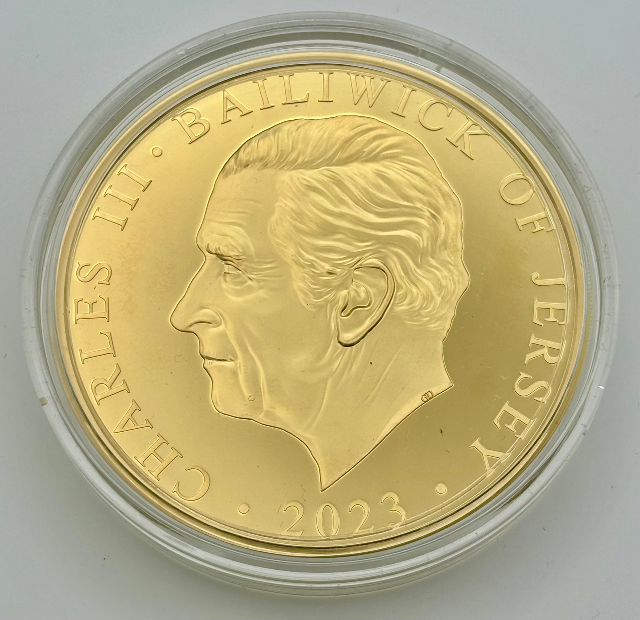 Gold proof coins - 22ct gold The Dambusters 80th Anniversary ten pound 5oz coin,155.53g, limited edition 7/13, 2023, certificate of authenticity, lined case