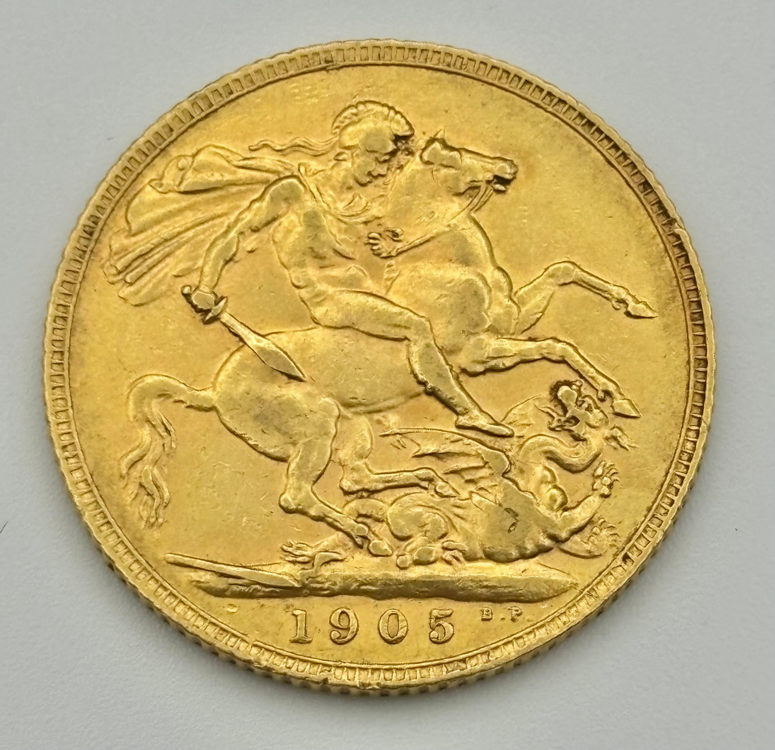 An Edward VII gold sovereign, 1905