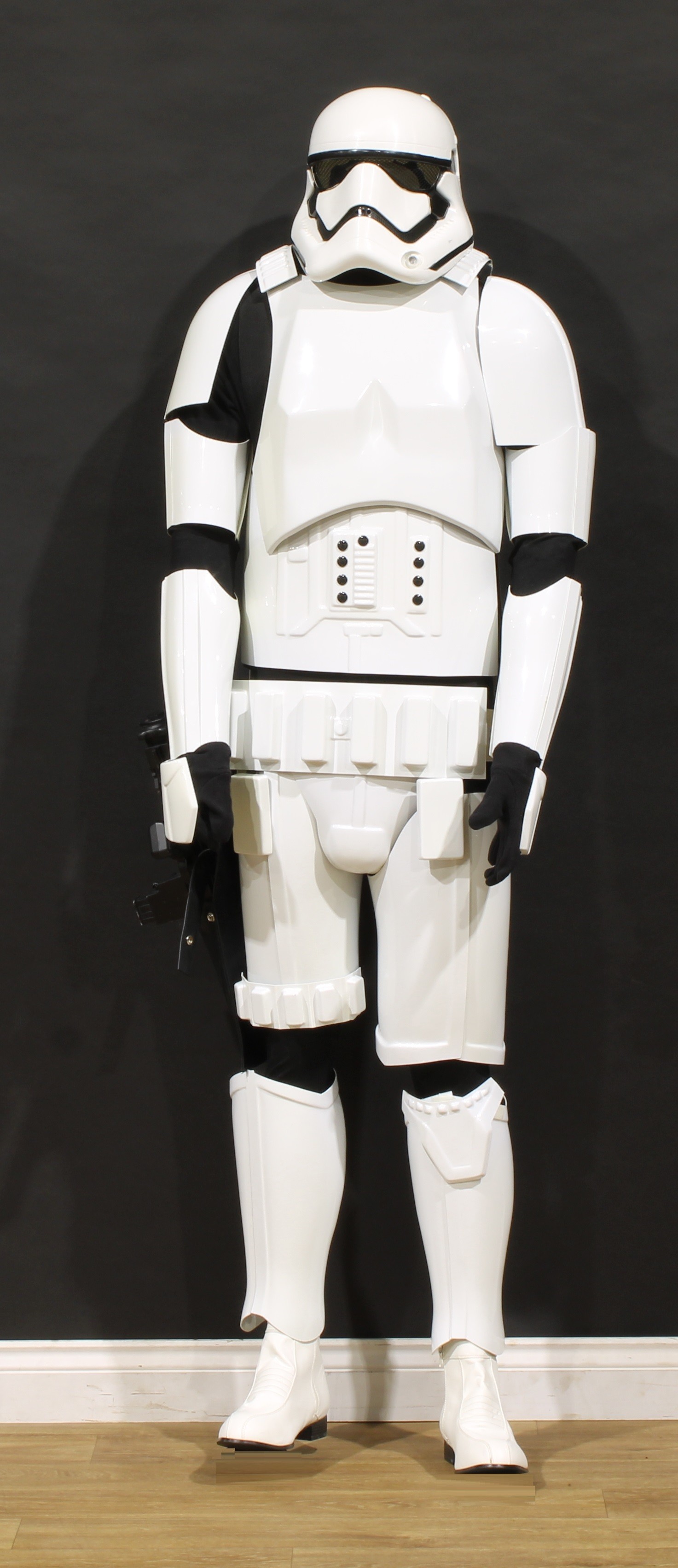 Science Fiction & Popular Culture - a life-size Star Wars Stormtrooper costume, the helmet interior cast Lucasfilm Ltd, Rubie's Costume Company, 190cm high