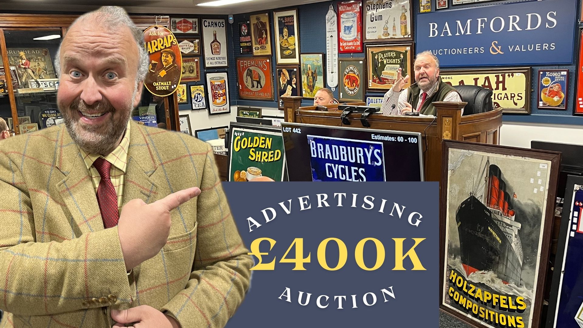 I Could Sell Enamel Advertising Signs All Day Long Image