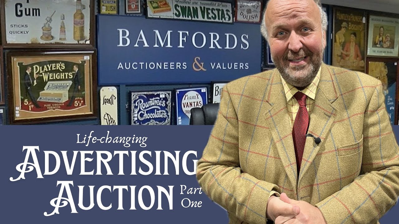 VINTAGE enamel ADVERTISING signs sell for a FORTUNE Image