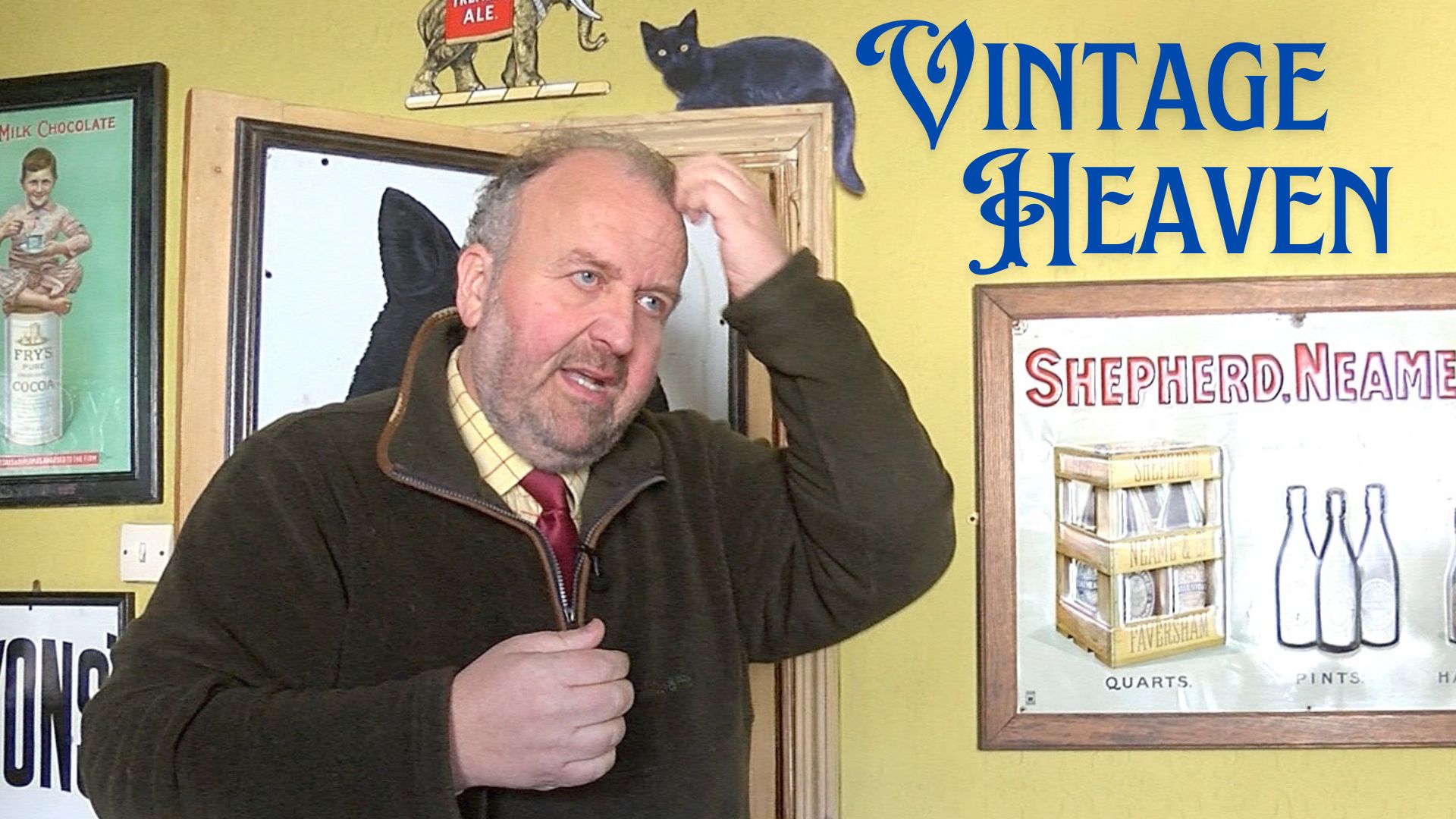 House FULL of amazing VINTAGE enamel advertising signs Image